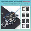 ELECROW ESP32 Display 1024x600, 10.1 Inch HMI ESP32-P4 IPS Touch Screen, Support AI Speech Interaction, ESP32-P4 Dual-Core Processor, Up to 400MHz, Compatible with Arduino, ESP-IDF (Without Camera)