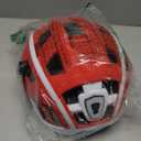 VICTGOAL Bike Helmet with USB Rechargeable Rear Light Detachable Magnetic Goggles Removable Sun Visor Mountain & Road Bicycle Helmets for Men Women Adult Cycling Helmets (L: 57-61 cm, Red)