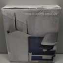 Folding Shower Seat Wall Mounted Bathroom Bathtub Safety Stool Chair, Solid Wood, with Support Legs, Load of 350 lbs, 14.88"(L)*12"(W)*17.12"(H) (WPC)