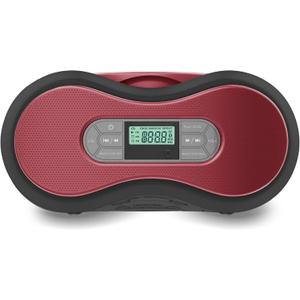 Core Innovations Portable Bluetooth CD Boombox with Digital FM Radio