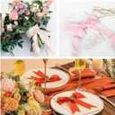 Abbaoww Blue Chiffon Ribbon 1-1/2 Inch x 30 Yards for Wedding Invitations Bridal Bouquets Gift Wrapping DIY Crafts Home Decoration