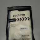 evolive Luxury 100% Tencel Material Silk Feel Cooling Breathable Pillow Cover/Pillowcase (White, 21X54 Body Pillow Cover)