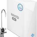 Waterdrop X8-WAN Alkaline Mineral Tankless Reverse Osmosis System, NSF/ANSI 42&58&372 Certified, 800 GPD RO Filter, 10-Stage Filtration Undersink RO System, 2:1 Pure to Drain, LED Faucet, BPA Free