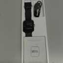 Tensky Smart Watch for Men/Women Android & iPhone, Alexa Built-in, 1.8" Touch Screen Fitness Tracker with Answer/Make Calls, 3ATM Waterproof Heart Rate/Sleep/SpO2 Monitor, Pedometer, 100+ Sport Modes (Black)