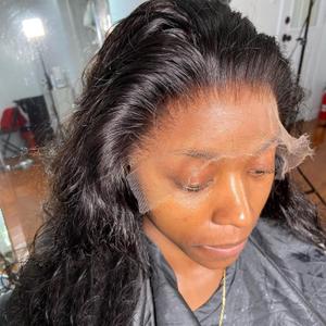 MEODI Bleached Small Knot 13x6 Skinlike HD Lace Frontal Only, Pre-Plcuked Vivid Hairline 0.1mm Ultra-thin Invisible HD Lace Straight Human Hair 12 Inch