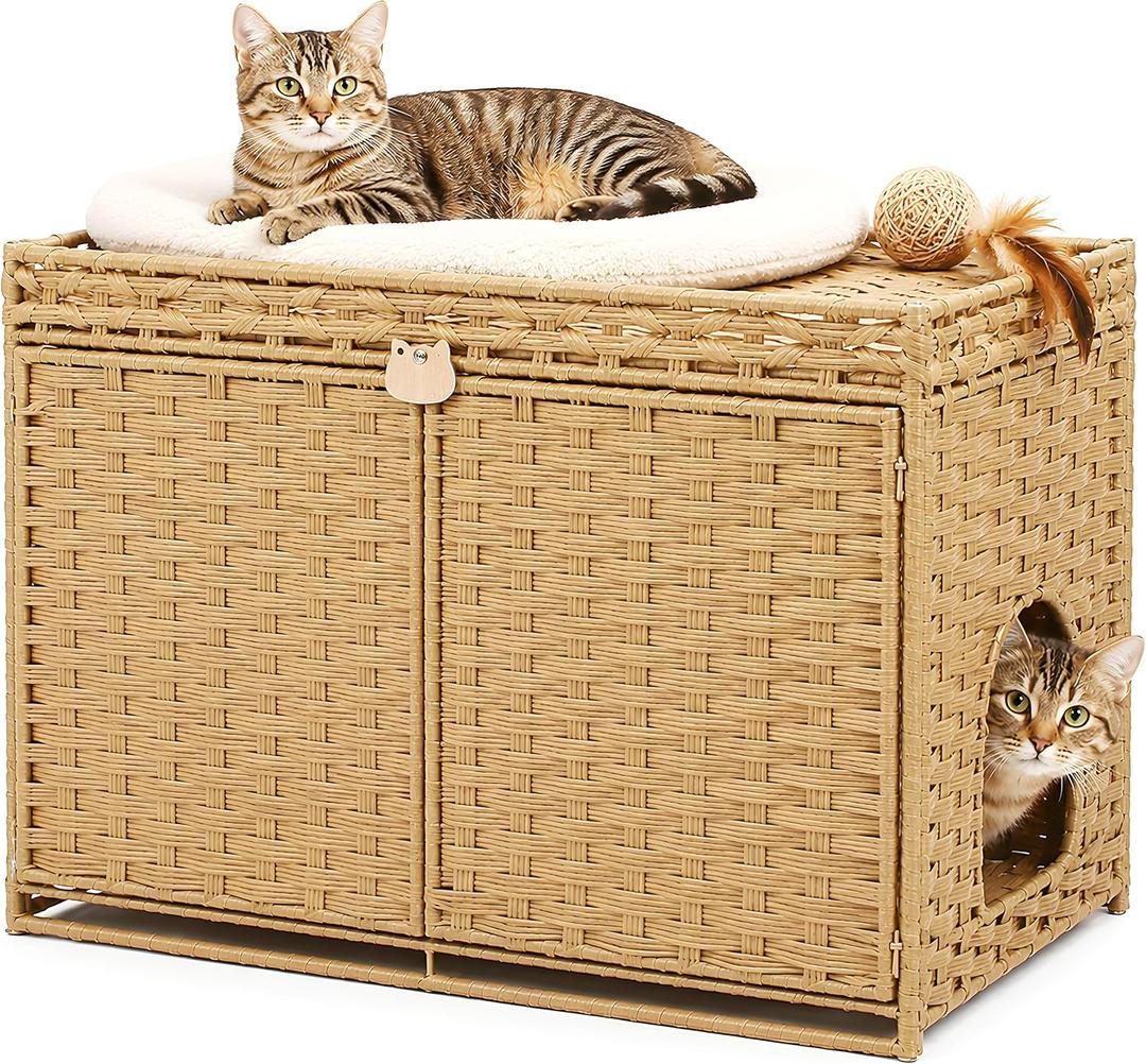 Cat Litter Box Enclosure, Extra Large Hidden