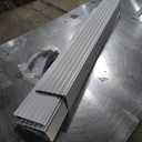 EaseThrift 1" Rise Threshold Ramps for Doorways 40'' L Rubber Wheelchairs Ramps for Home Self-Adhesive, Door Transition Strip for Home (Silver)