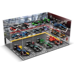 Clear Acrylic Display Case for Lego Speed Champions Ultimate Formula 1 Collector's Pack (Model Car NOT Included) Dust-Proof Protective Showcase Box for Lego 66802 F1 Model Car Kit Clear Acrylic Display Case for Lego Speed Champions Ultimate Formula 1 Collector's Pack (Model Car NOT Included) Dust-Proof Protective Showcase Box for Lego 66802 F1 Model Car Kit