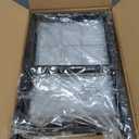 Mustorn Pots and Pans Organizer Under Cabinet, Expandable 2 Tier Under Sink Organizers and Storage Adjustable Height Kitchen Pot and Pan Lid Holder Rack with 12 Dividers Under Cabinet Shelf(Black)