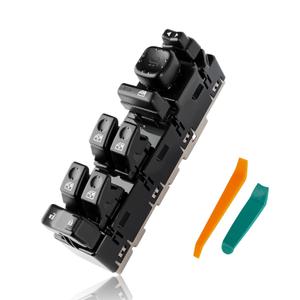 Front Left Master Power Window Switch Module Compatible with Hummer H2 2003-2006 with Folding Mirrors Driver Side Replace 15883429, CR003