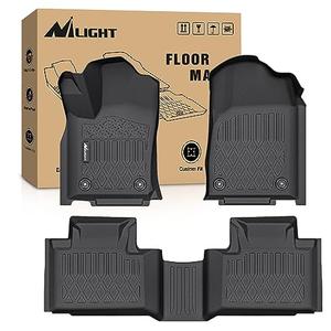 Nilight TPE Floor Mats for Dodge Durango Jeep Grand Cherokee 2016 2017 2018 2019 2020 2021 2022 2023,All Weather Custom Fit Heavy Duty Floor Liners