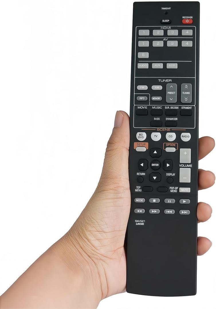 Universal Replacement Remote Controller for Yamaha AV Receiver RX-V385 RX-V471 RX-V475 RX-V477 RX-V483 RX-V485