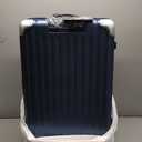 LEVEL8 Grace Luggage, 28 Inch Hardside Suitcase, Abs+Pc Harshell Spinner Luggage with Tsa Lock, Spinner Wheels, Blue, 28 Inch