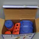 TEMI 2 in 1 Tee Ball Set for Kids 3-8, Kids Baseball T-Ball Set with 10 Balls, Step on Pitching Machine, Batting Tee, Outdoor Sport Toy Games for 3-12 Year Old Boys Girls Toddler