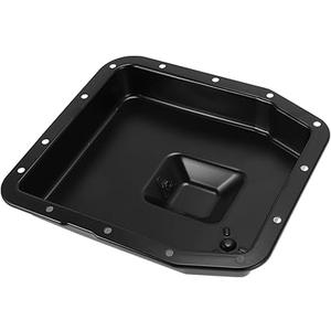 No.265813 Engine Oil Pan Oil Pan Sump Transmission Oil Pan for Ford F-150 1994-2003 Iron Black