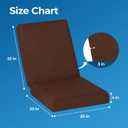 Ganondorf Extra Large Egg Crate Recliner Seat Cushion for Elderly Breathable Mesh Booster Foam Cushion, Pressure Relief for Long Sitting Orthopedic Chair Cushion for Recliners Office Chairs, Coffee