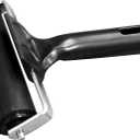 KXKZREN Rubber Roller for Flooring Installation 4 inch Rubber Brayer Glue Roller for Boat Flooring Install Printmaking Painting Stamping Wallpaper Gluing Application