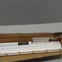 LazBlinds No Drill Bamboo Roller Shades, Whitewash B, 18" W x 24" H