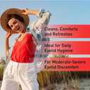 OCuSOFT Lid Scrub PLUS 35 - Pre-Moistened Leave-On Eyelid Wipes for Moderate to Severe Conditions - Moisturizing Eyelid Cleanser for Maximum Relief - 35 Count