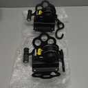 Retractable Ratchet Straps Compatible with 2015-2025 Ford F150 2Pcs Retractable Tie Down Straps Replacement for 2015-2025 Ford F-150 Accessories (Black)