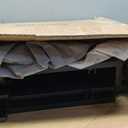 4 Inch Full Size Box Spring with Fabric Cover, Low Profile