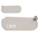 Sun Visor for Chevy Express & GMC Savana 1500 1999-2014, 2500 3500 4500 1999-2019, Left Driver Side Cream-Grey Sunvisor Replacement 84054688 84054695