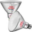 Explux 250 Watt Equivalent PAR38 LED Flood Light Bulbs, Super Bright 3200 Lumens, Dimmable, Full-Glass Outdoor Waterproof & Anti-Ageing, 4100K Cool White Spotlight, 2-Pack