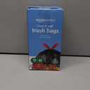 Amazon Basics 39 Gallon Lawn & Leaf Heavy Duty Drawstring Trash Bags, 20% Post Consumer Recycled, 40 Count