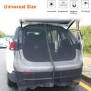 Car Tailgate Mesh Screen for SUV Van, Breathable Magnetic Car Screen for Tail Gate Hatch Camping Gear Accessories