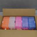 20 Pcs Small Tackle Box with Fishing Bobbers for Fishing Party Favors Snack Candy Boxes with Adjustable Dividers for Fishing Theme Party Decorations (20)