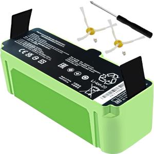 for iRobot Roomba Replacement Parts Roomba 1800Li Lithium Ion Battery - Compatible with Roomba 980 960 895 890 860 695 680 690 675 640 614 Series 14.4V 26Wh 1800mAh