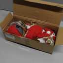 Cllayees 3 Pack 6 Inch Christmas Table Decorations - Small Bird Figurines, Red Cute Xmas Ornaments for Table Top, Desktop, Mantel, Kitchen Decor, Holiday, Winter Party Gifts
