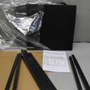 Kitstorack Laundry Basket Organizer, Laundry Hamper with Shelf & 2 Pull-Out Removable Bags, Dirty Clothes Hamper Organizer for Laundry Room Bathroom and Dorm, 2 x 11.8 gallons (44.5L) (Black)