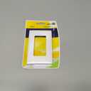 Leviton Renu One-Gang Screwless Snap-On Wallplate, REWP1-WW, White on White