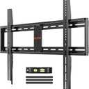 ELIVED Heavy Duty TV Mount for Most 50-100 Inch tvs up to 199 LBS & 800x600mm Vesa, 1.3" Low Profile Wall Mount TV Bracket, Fixed tv Wall Mount Fits 16", 24", 32" Studs