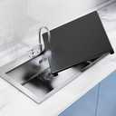 RV Stove Top Cover, Multipurpose Tempered Black Stove Cover for Gas Stove Top,Gas Stove Cover 17.7 inch Countertop Cutting Board Stovetop Cover to Expend Kitchen Space