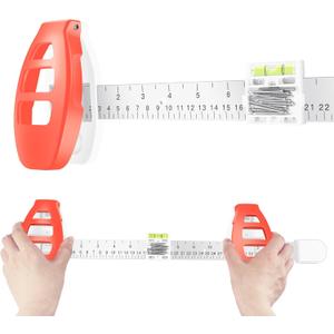 Level Ruler Picture Hanging Tool with Level Precision Wall Mount Guide for Frames & Artwork, Easy Alignment Hanging Tool with Built-In Level for Home Decor Installation