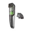 Remington Vacuum Beard Trimmer,13 Length and Style Settings with Adjustable Length Comb (2-18mm),Vacuum Trimmer for Beard, Mustache, and Stubble, Rechargeable Lithium Power, Washable, Removable Blades (Black/Green)