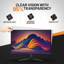Privacy Screen Filter 24 Inch Anti Spy Monitor Filter | Anti Glare Blue Light Blocking Screen Protector | 60 Degree Viewing Angle Computer Privacy Shield | Reusable Adhesive Frame | Eye Protection