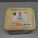 6 Inch Square Palm Leaf Dessert Plates -Bamboo Plates for Appetizers - Compostable and Eco-Friendly- Pack of 50ct