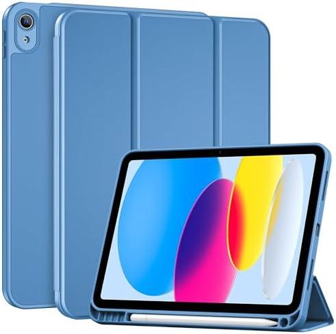 Amazon.com: ProCase for iPad (A16) 11th Generation 11 Inch 2025/ iPad 10th Generation 10.9 Inch 2022 Case with Pencil Holder, Hybrid Cover with Soft TPU Back, Supports Touch ID, Auto Wake/Sleep -Blue : Electronics