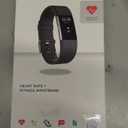 Fitbit Charge 2 Heart Rate + Fitness Wristband, Black, Large (US Version), 1 Count
