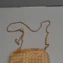 Joryin Woven Women's Crossbody Bag & Evening Purse, Trendy Dumpling Clutch & Hobo Cloud Shoulder Bag Trendy Dumpling Clutch (Woven Leather-light Brown)