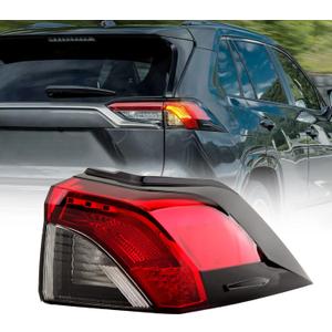 Clidr Tail Light for Toyota RAV4 2019 2020 2021 2022 Outer Rear Brake Lamp Replace# 81560-0R090 TO2805148 Passenger Side (Right)