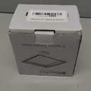 Shower Drain 4*4-inch with PVC Drain Base | Matte Black 304 Stainless Steel | Fast Drainage | Stainless Floor Drain Grate | Hair Strainer | Drain Key | Ultimate Combo for Your Bathroom Upgrade