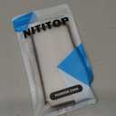 NITITOP Compatible with iPhone 13 Pro Case Cute Flowers Floral Leaves Design for Women Girls Stylish Artistic Soft TPU Shockproof Full Camera Protective Cover - Brown