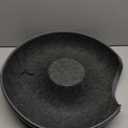 Large Cat Tunnel Bed for Indoor Cats with 3 Toys, Scratch Resistant Donut Cat Bed, Up to 30 Lbs (L 24x24x11, Dark Grey)