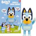Bluey Game Hide and Seek Figure, Articulated, Musical Kids Figurines with Dance Mode, Interactive Play Toddler Figurine Toys for Ages 3+