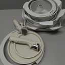 SENSARTE 17 Piece Pots and Pans Set, Nonstick Detachable Handle Cookware Set, Induction Kitchen Cookware Set with Removable Handle, Healthy Non Stick for RV, Dishwasher  Oven Safe, PFOA Free (White)