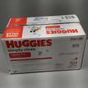 Huggies Simply Clean Unscented Baby Diaper Wipes, 11 Flip-Top Packs (704 Wipes Total)